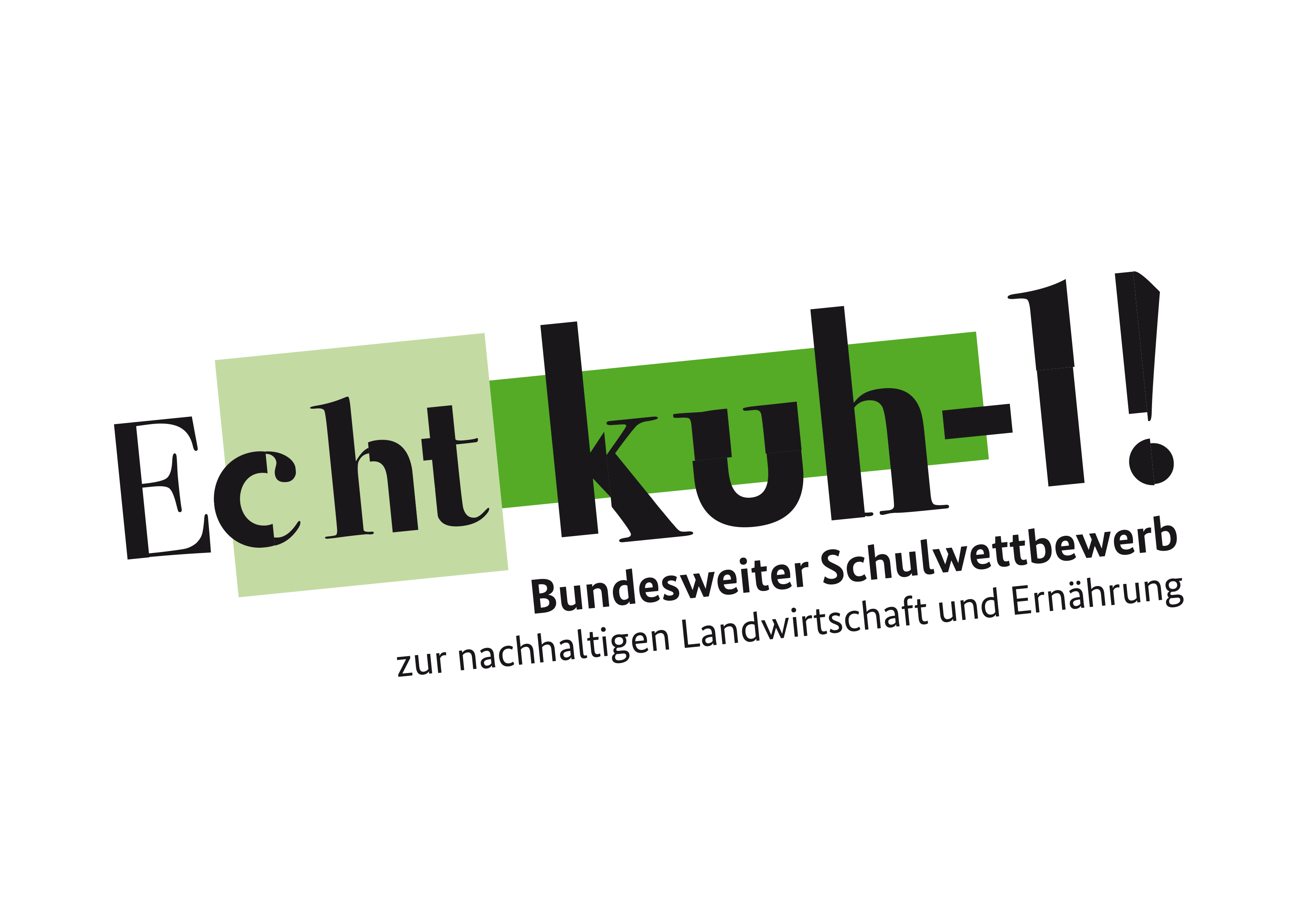 Logo des Schulwettbewerbs „Echt Kuh-l“